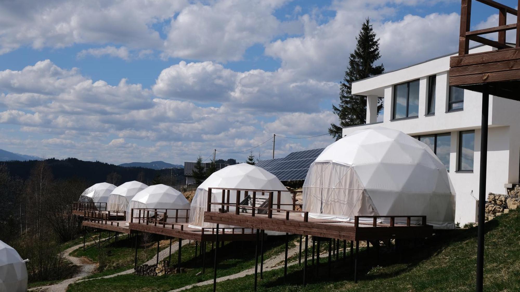 Глемпінг Де Вайб Hotel Vorokhta Exterior photo