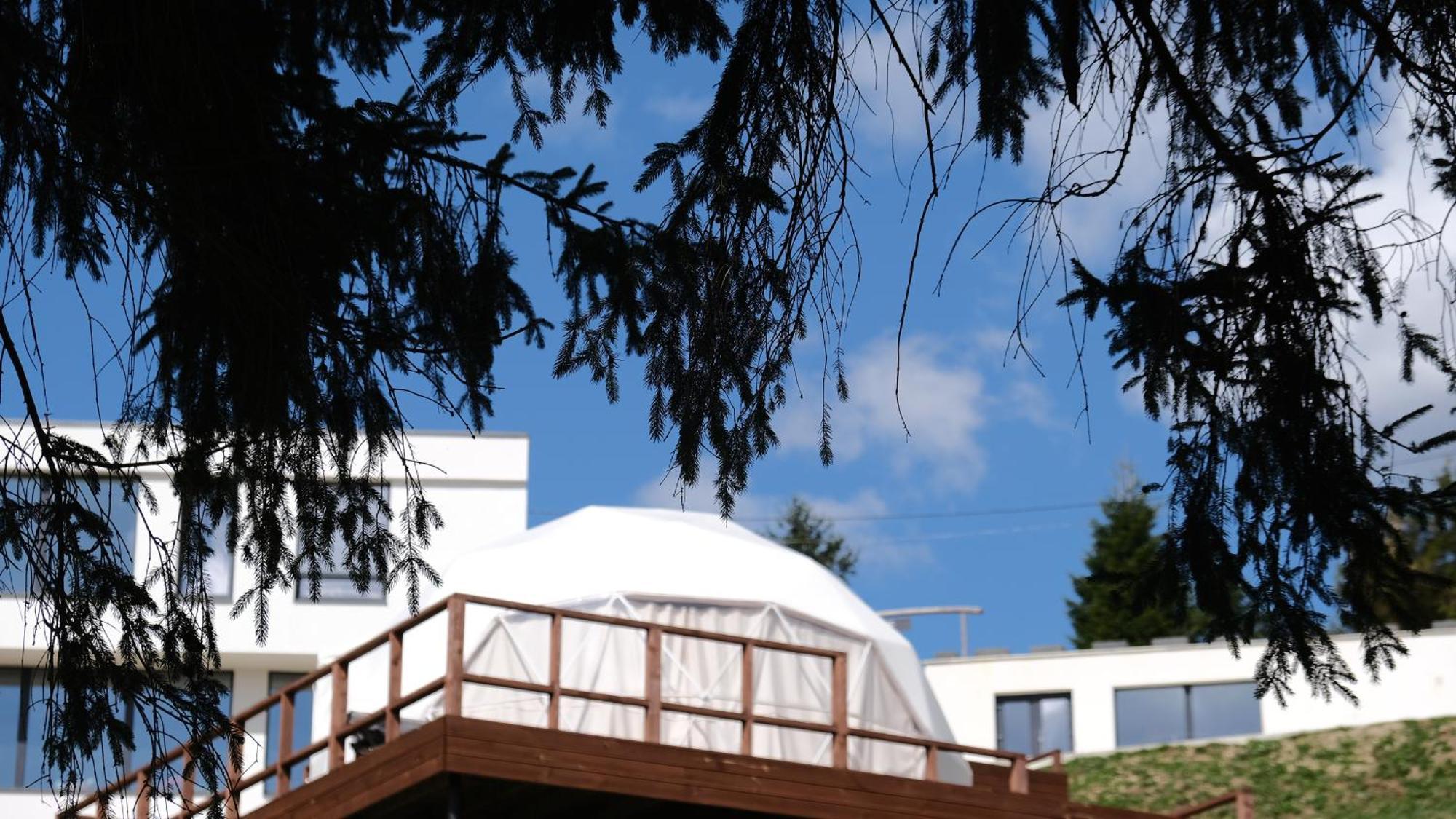 Глемпінг Де Вайб Hotel Vorokhta Exterior photo